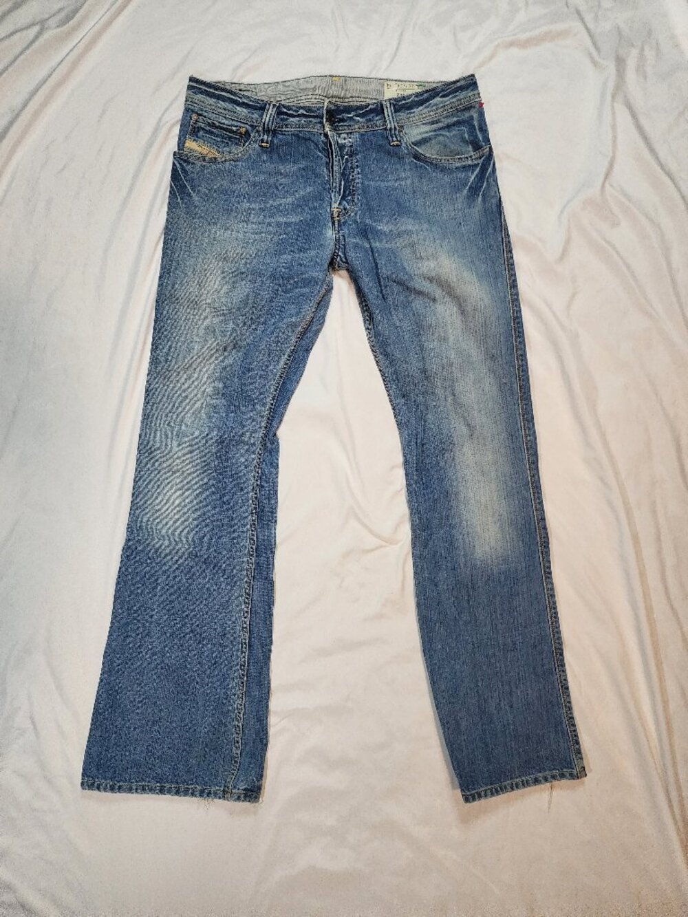 Diesel ZAF 34x34 Y2K Made in Italy Bootcut Jeans